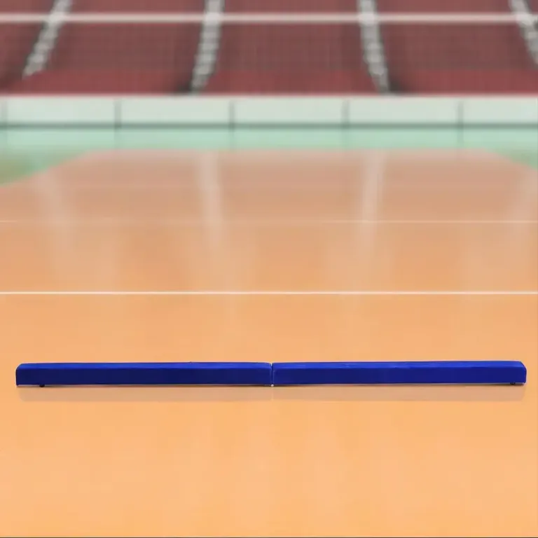Hopfällbar Gymnastikbom för Balansträning 2,1 m, Blå