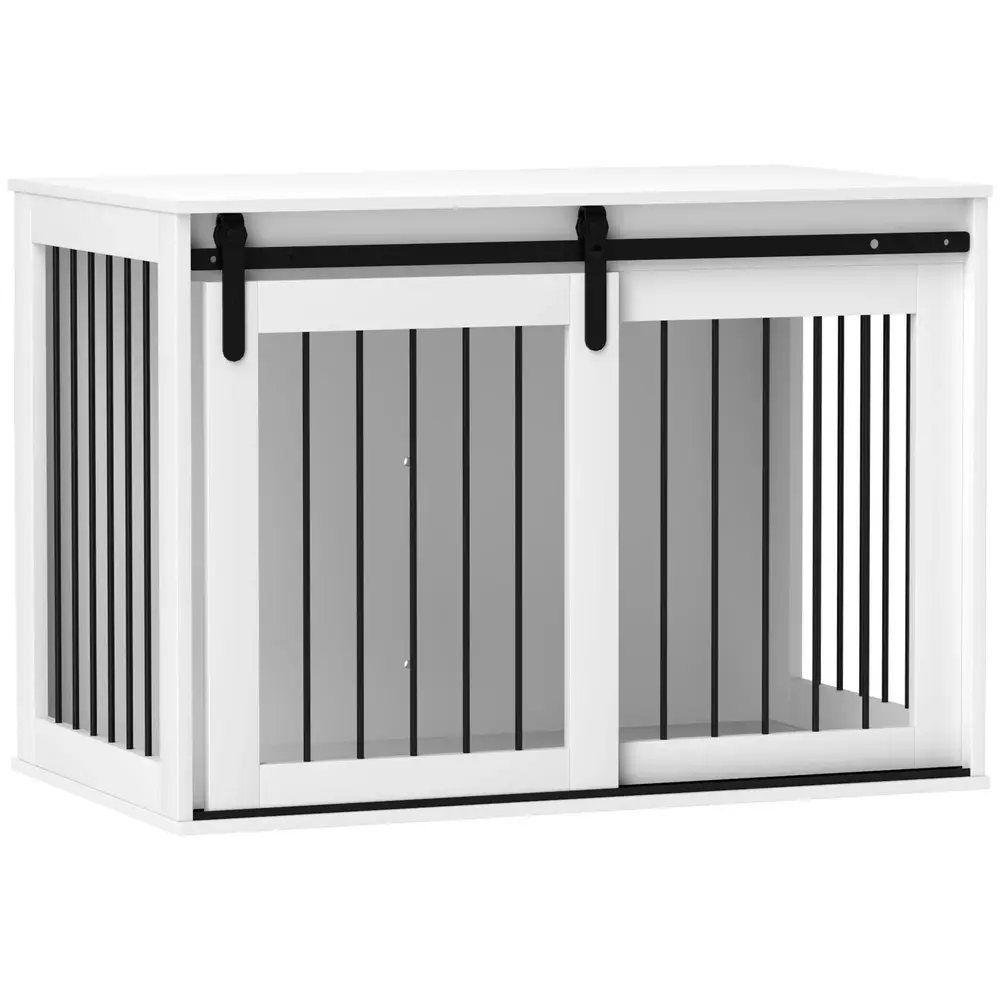 Hundlåda med Skjutdörr och Ventilation 98 x 58 x 61 Cm