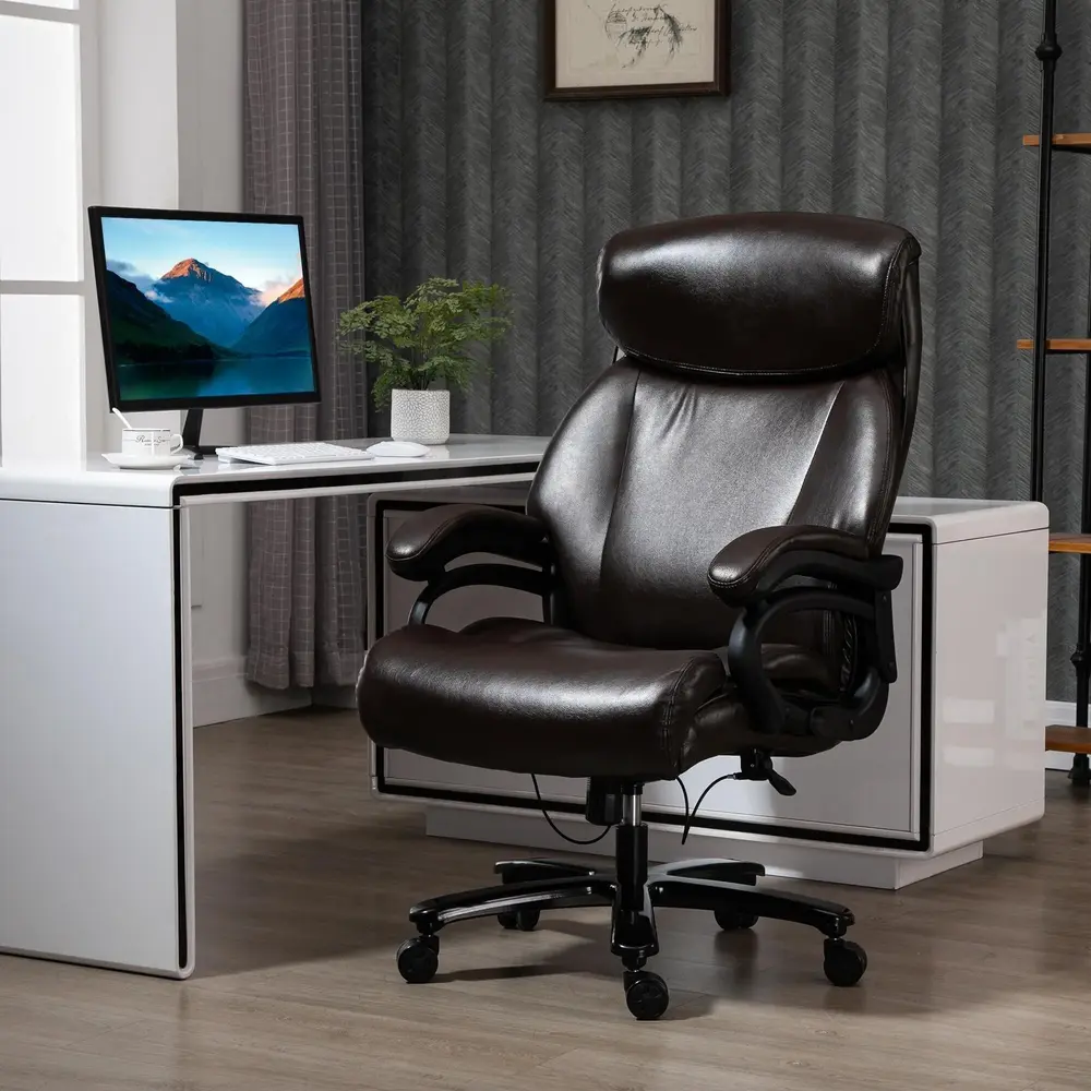 Ergonomisk Gamingstol XXL Chefsstol med Vippfunktion