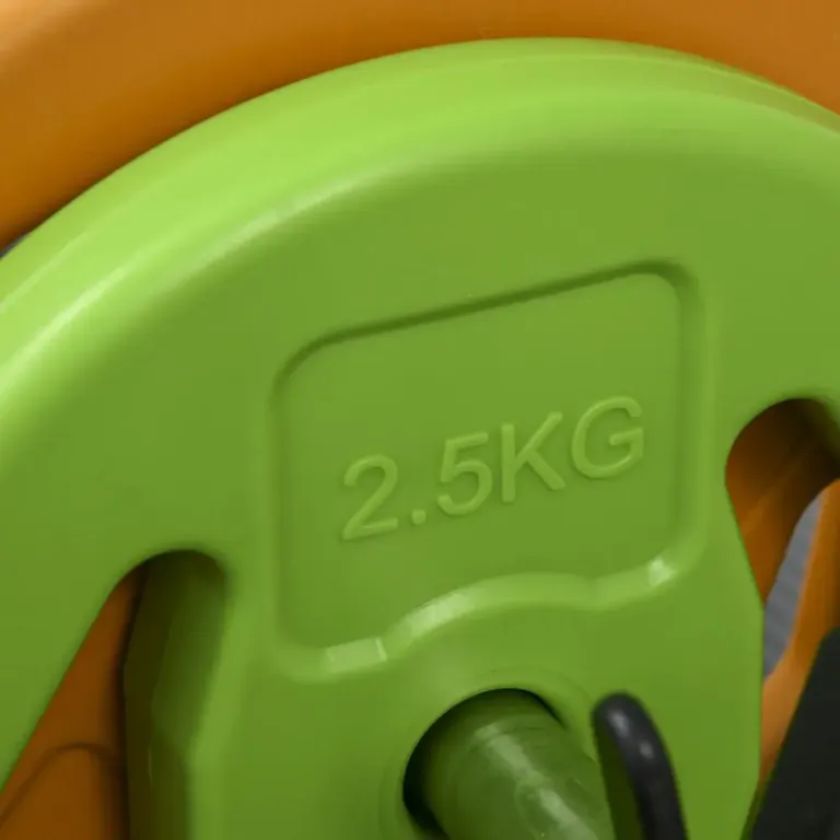Hantelset 20 kg i Gjutjärn med Anslutningsrör Halkfritt