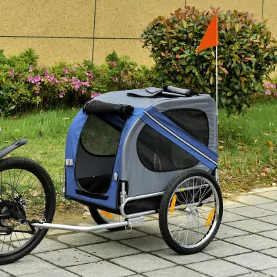 Cykelvagn för Hundtransport Rymlig 130 x 73 x 90 cm