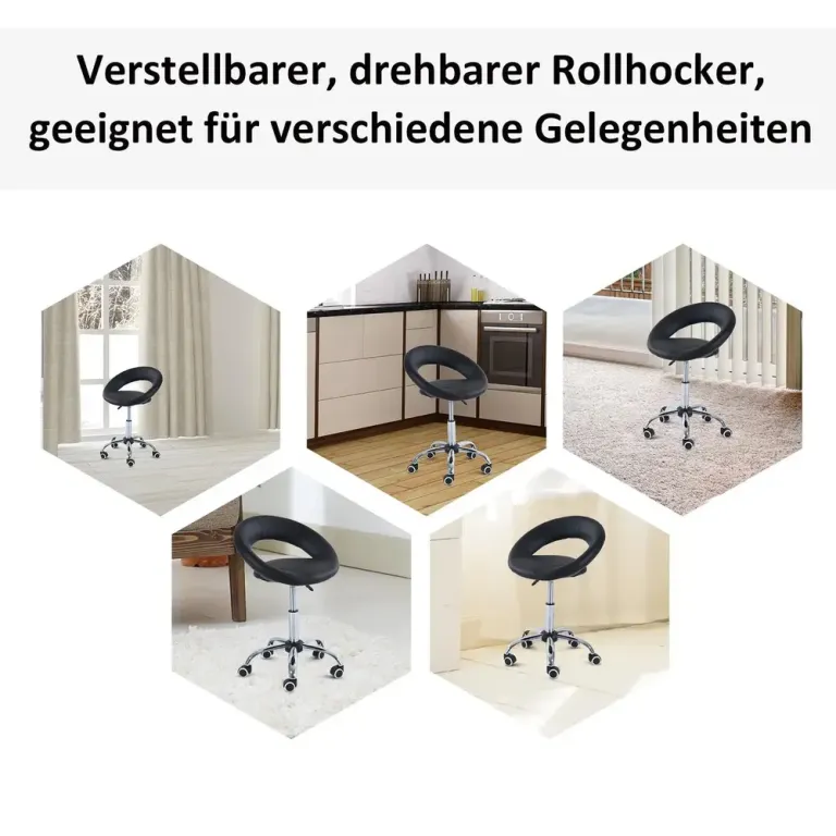 Ergonomisk Kontorsstol Chefsstol Höjbar 78 cm