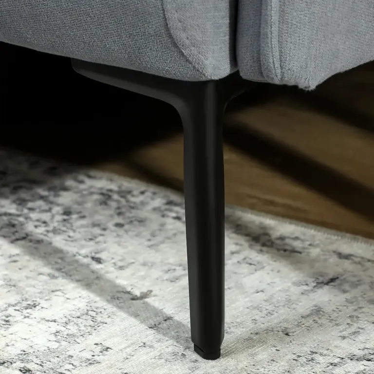 2-Sits Soffa Tjocka Kuddar Sammetsöverdrag Stoppad Sammetstyg