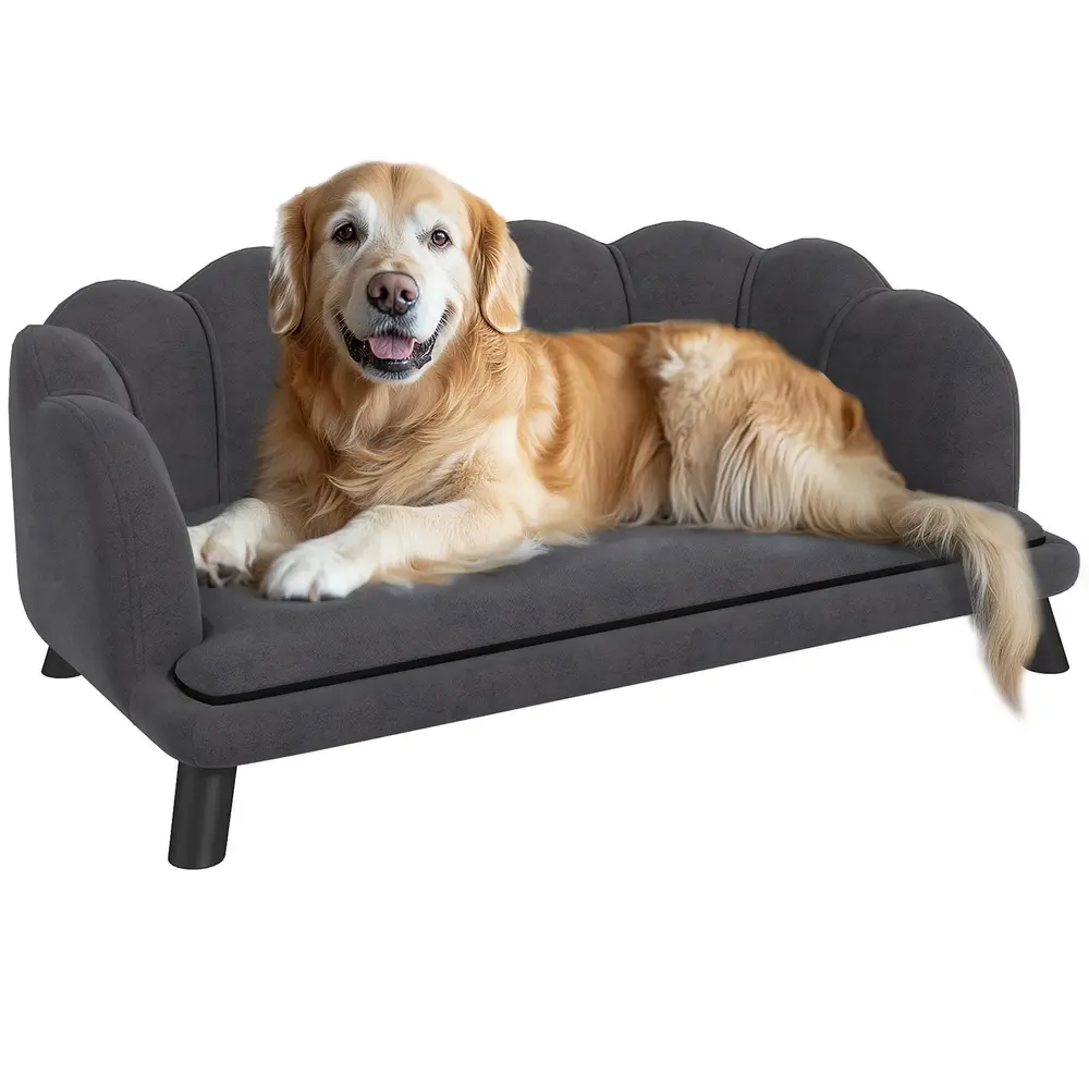 Hundsoffa med Träben Elegant 98,5 x 60,5 x 35,5 Cm