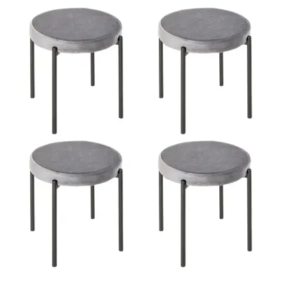 Stapelbara Pallar i 4-Pack Köksstolar 41,5 x x 46 cm