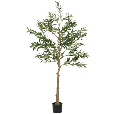Konstgjort Olivträd 720 Löv 40 Oliver 150 cm, Grön