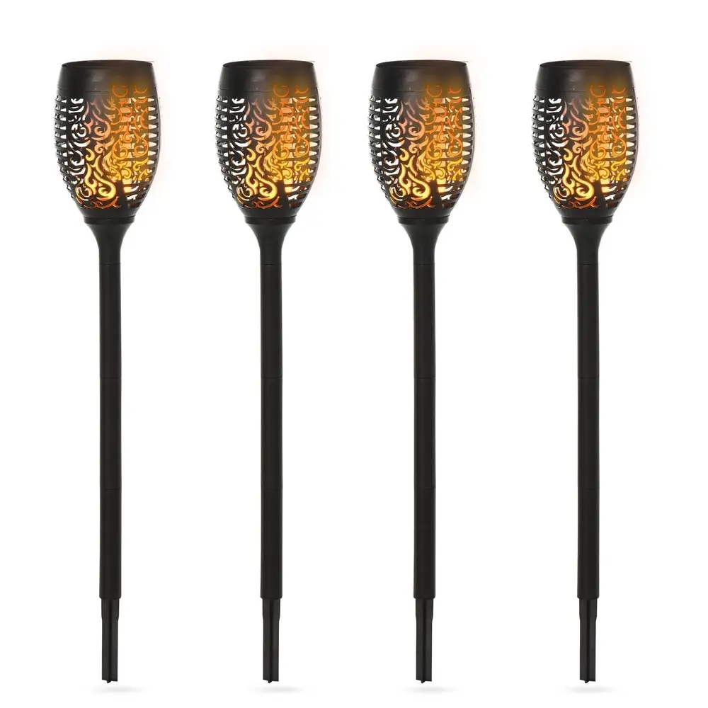 Solar Trädgårdslampor 4-Pack IP44 6-8 H Ø12 x H72 Cm