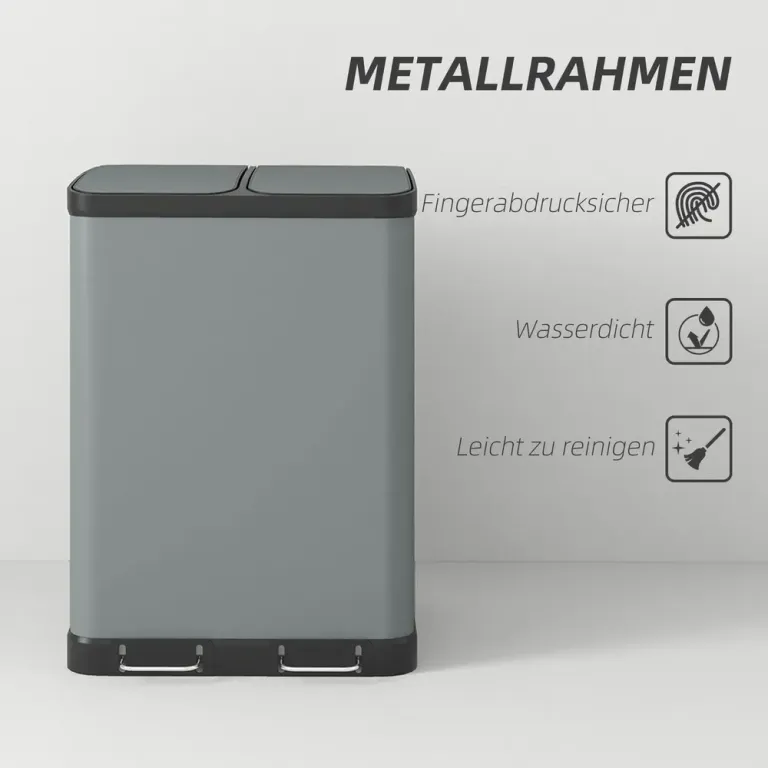 Sensor Soptunna Automatisk Papperskorg Rostfritt Stål