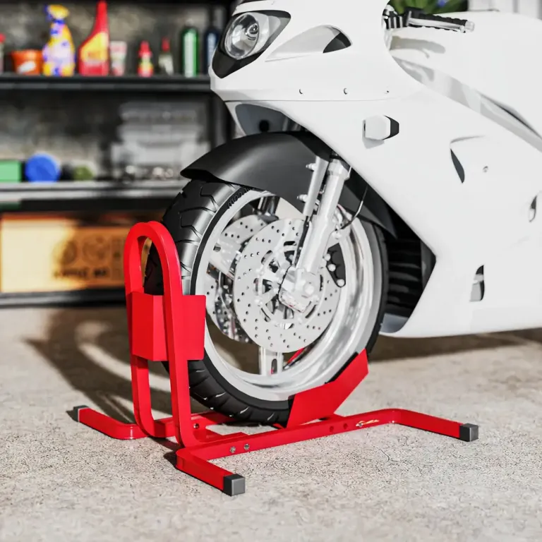Motorcykelstöd för 17–21" / 430–530 Mm Framhjul
