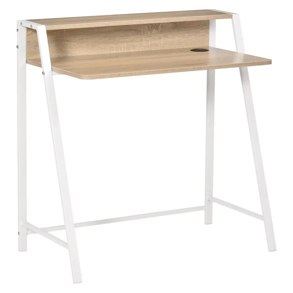 Skrivbord med Förvaring Snyggt Datorbord 84 x 45 x 85 cm