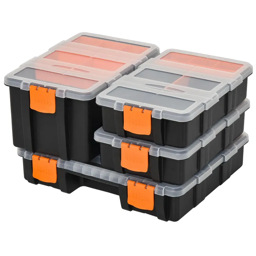 Verktygsförvaringslåda 4-pack 28,7 x 22,5 x 5,5 Cm