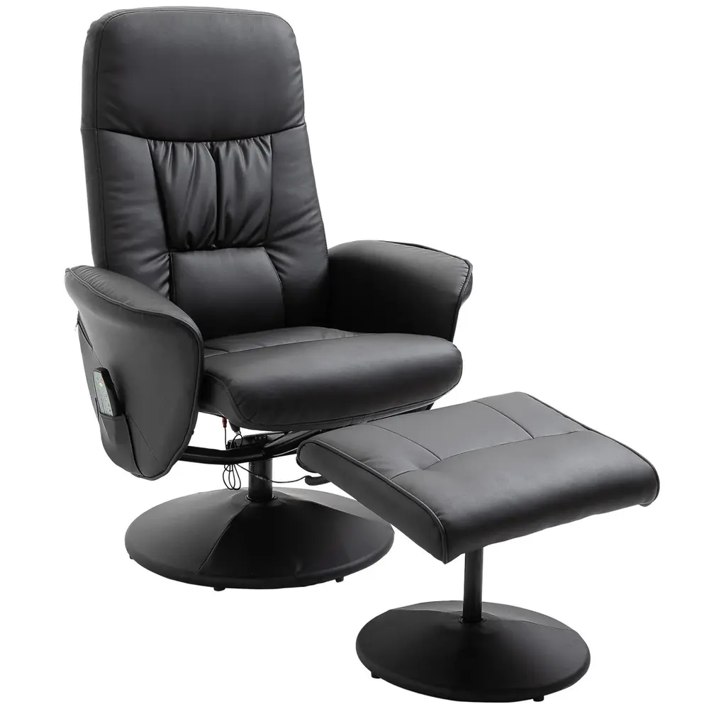 Massagestol med Pall och Förvaring 76 x 81 x 105 Cm