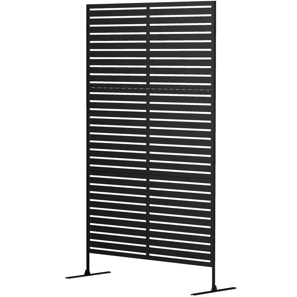 Rumsavdelare Skärmvägg 3-Delad Insynsskydd 122 x 198 Cm