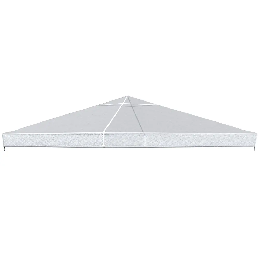 Ersättningstak Paviljongtak Skyddskåpa Transparent 3 x 3 M