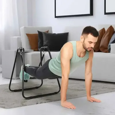 Dipstation och Parallettes för Calisthenics, Svart