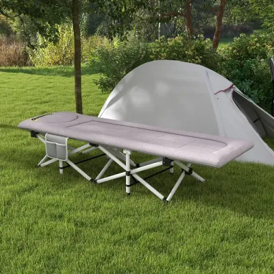 Hopfällbar Campingsäng Upp till 200 kg 200 x 65 x 42 cm