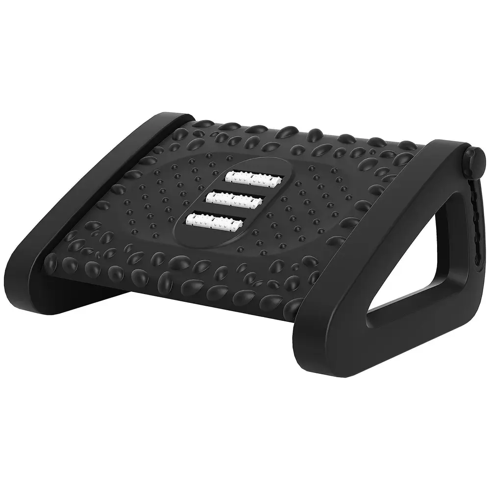 Fotstöd Skrivbord Svart av Plast Ergonomiskt