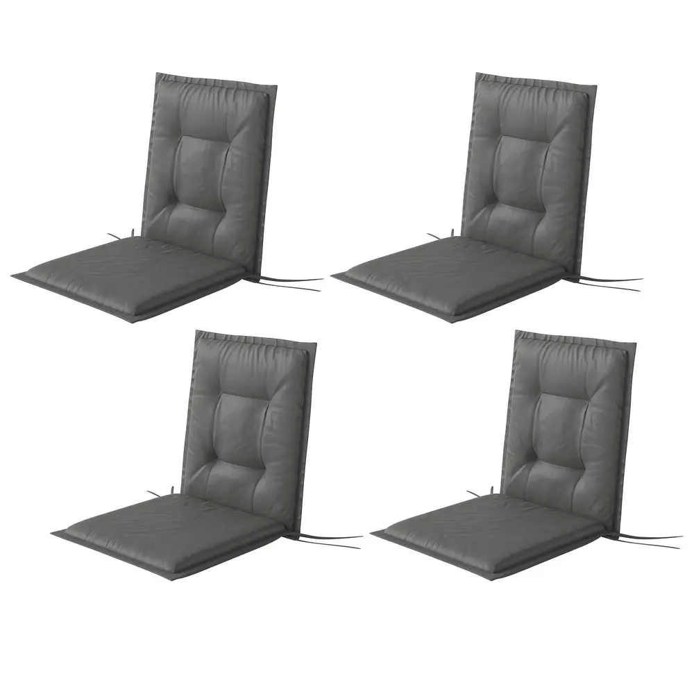 Stolsdynor Sittdynor Set 4 Ljusgrå 108 x 50 x 5 Cm