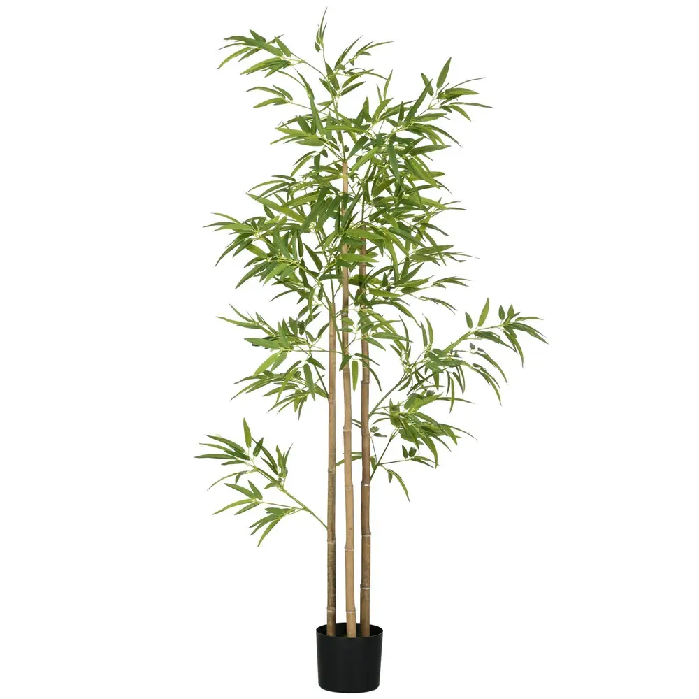 Konstgjord Växt Bambu Grön av Plast Konstträd 180 Cm
