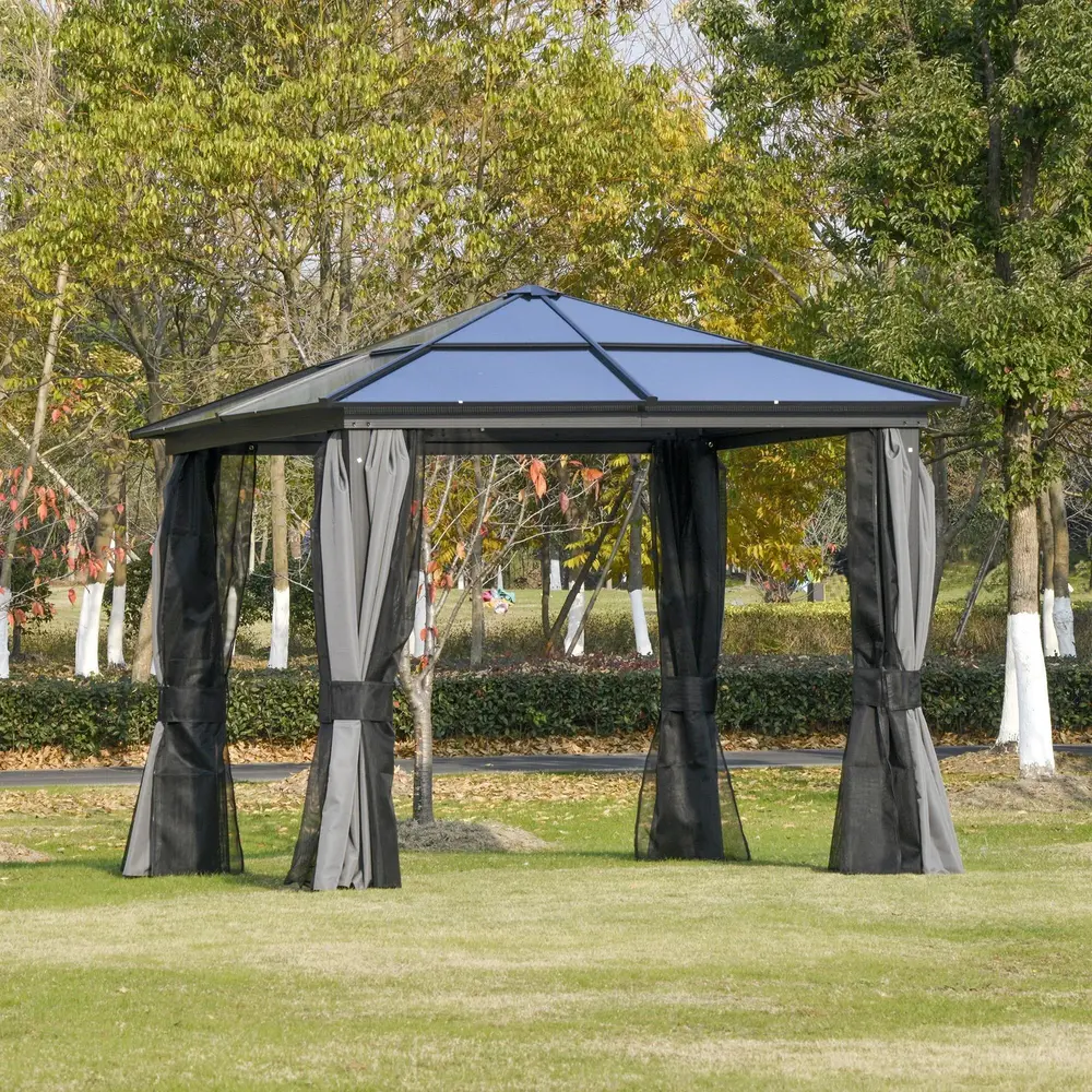 Trädgårdspaviljong i Aluminium Partytält 3 x 3,6 M