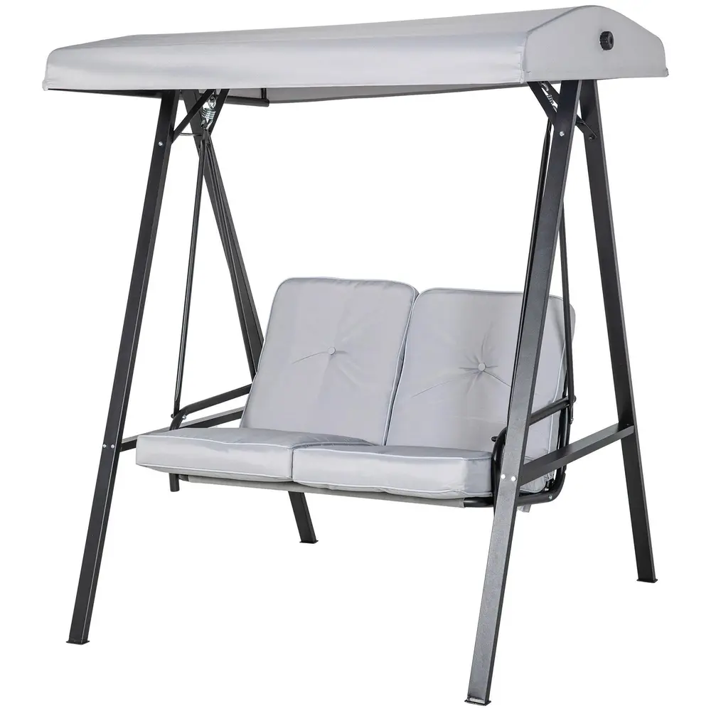 Trädgårdsgunga Hammock Grå 145 x 116 x 172 cm