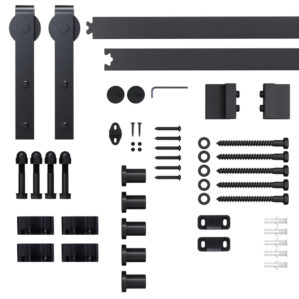 Skjutdörrsbeslag Komplett Set Monteringssats 200 x 40 Cm