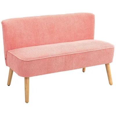 2-Sits Soffa Elegant Scandi Massiv 117 x 56,5 x 77 cm