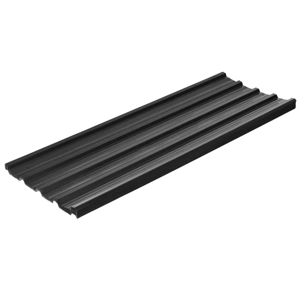 Takplåt 12-pack Trapetsplåt för Takbeklädnad 129 x 45 Cm