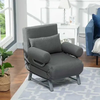 Stoppad Fåtölj Konverterbar till Gästsäng Ergonomisk
