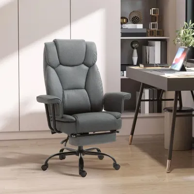 Kontorsstol med Liggfunktion och Nackstöd Ergonomisk
