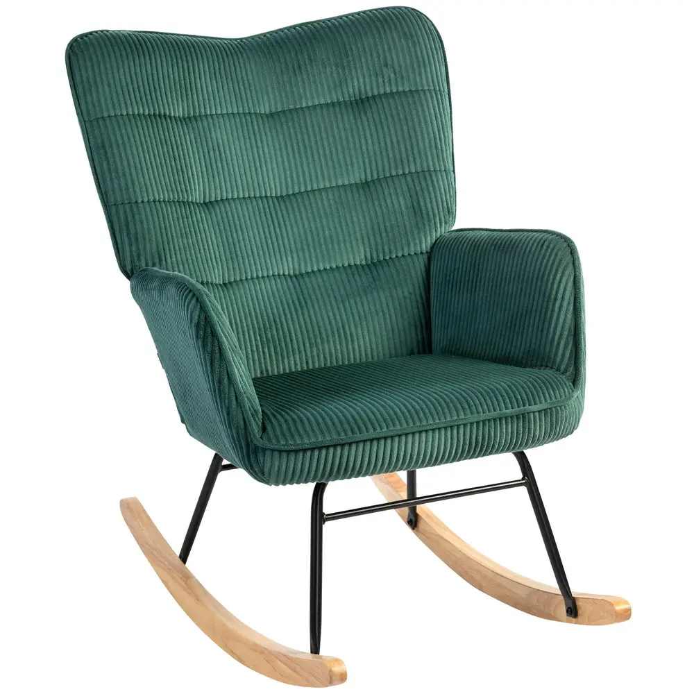 Gungstol Relaxstol Mörkgrön av Manchesterlook och Trä