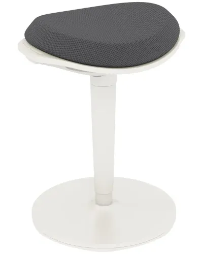 Kontorspall Pendelpall Grå av Mesh och Metall Ergonomisk