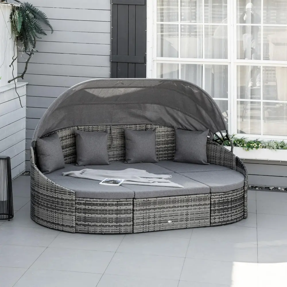 Solö i Konstrotting 4 Delar Rund 230 x 145 x 80 Cm