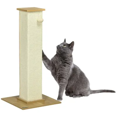 Klöspelare i Sisal med Boll Klösträd 38 x 38 x 80 cm