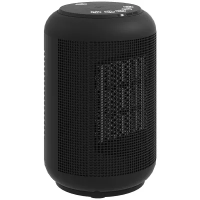 Värmefläkt Keramisk 1500 w Svart Plast Bärbar Kupévärmare