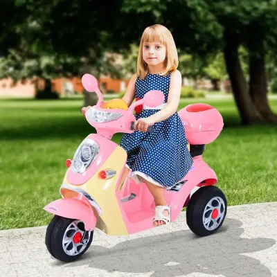 Elmotorcykel för Barn Elbil Trehjuling 108 x 51 x 75 Cm