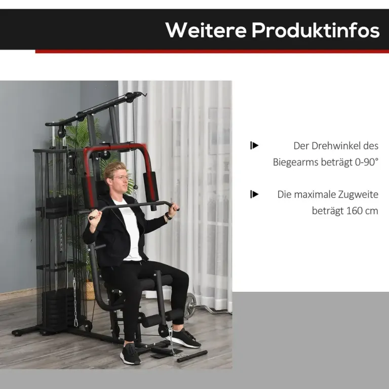 Träningsstation Power Station med Lat Pulldown Butterfly