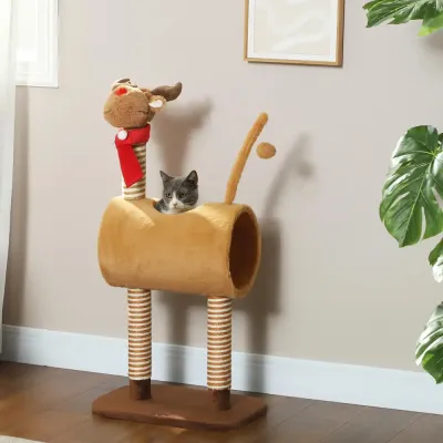 Klösträd i Hjortdesign med Grotta Lekboll 98 cm