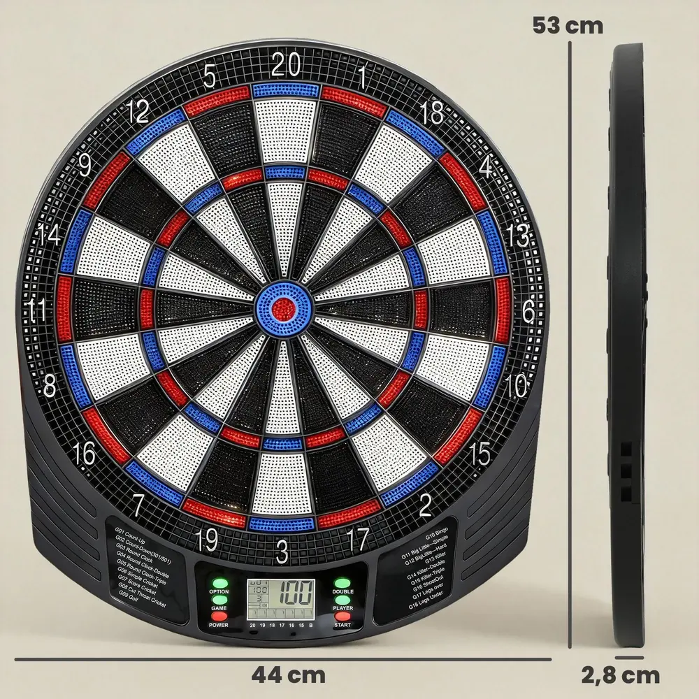 Elektronisk Darttavla för 1-8 Spelare LCD-Skärm 6