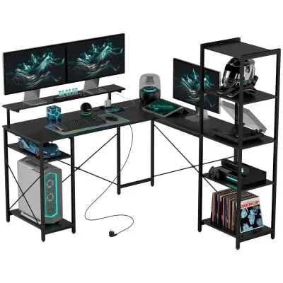 Skrivbord Datorbord L-format 137 x 140 x 139,5 cm