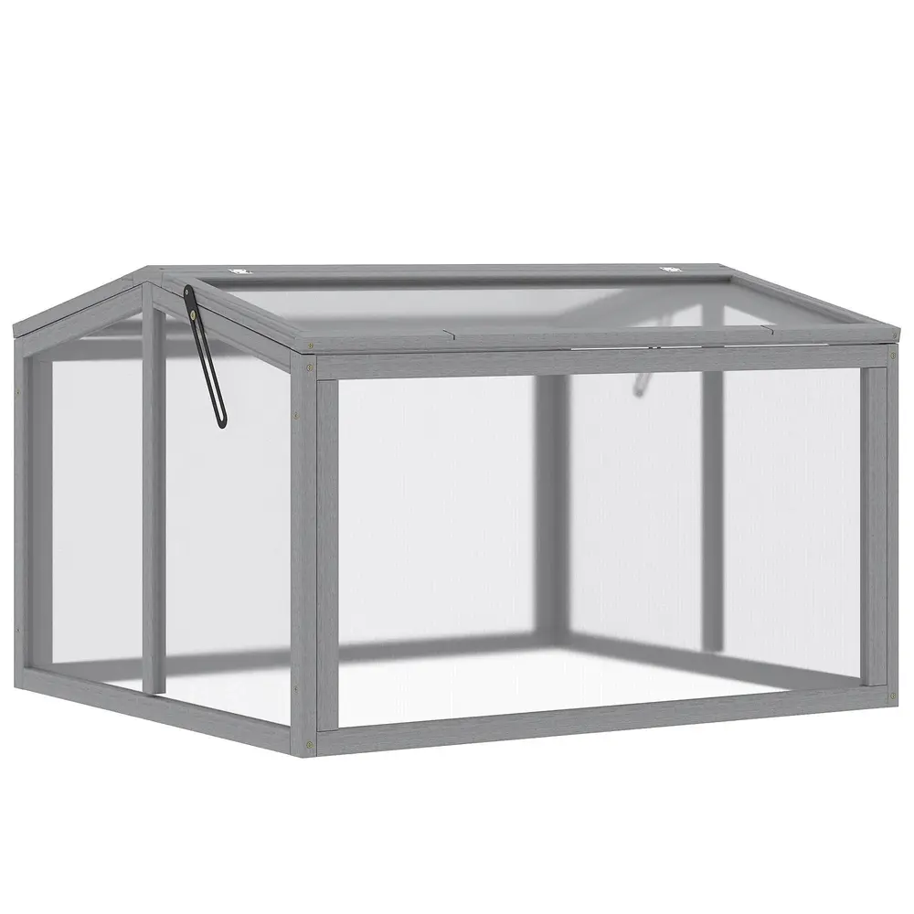 Kallbänk med Polykarbonattak Rymligt 90 x 80 x 58 Cm
