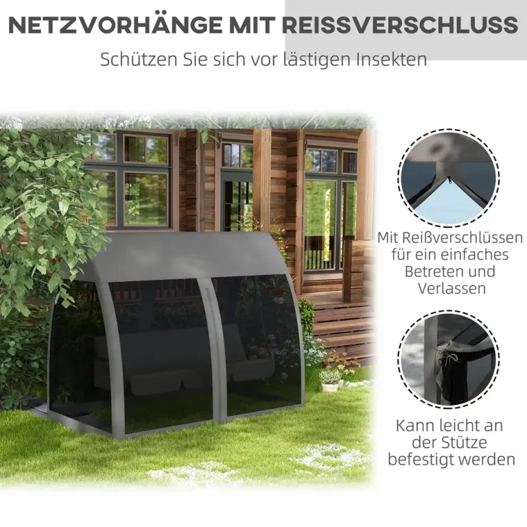 Hammock för 3 Personer med Bäddfunktion och Myggnät