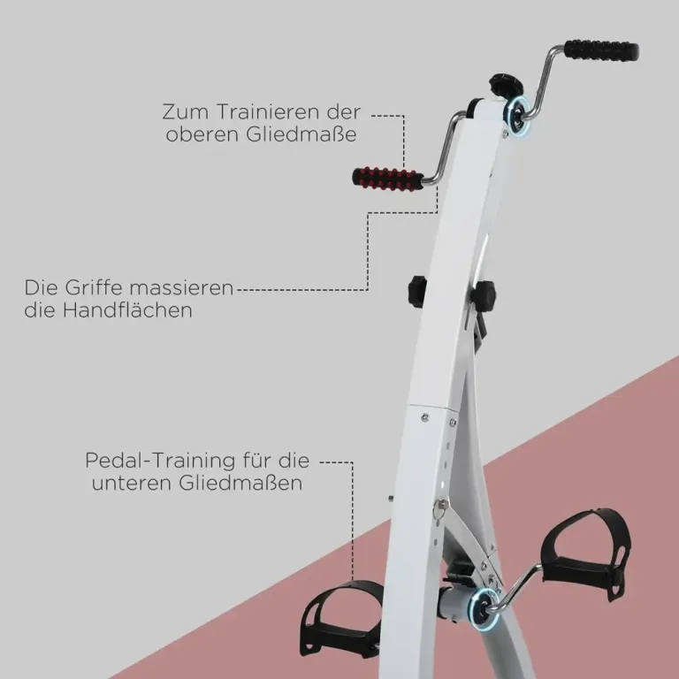 Minicykel Pedaltränare för Armar och Ben Träning