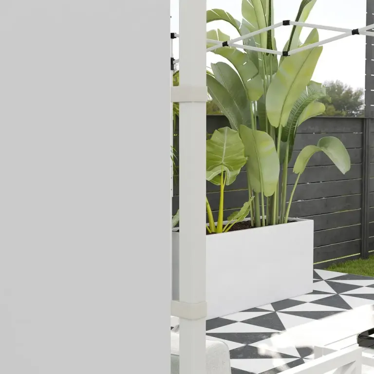 Paviljonggardiner 2-pack med Fönster och Dörrar 3 x 3 m