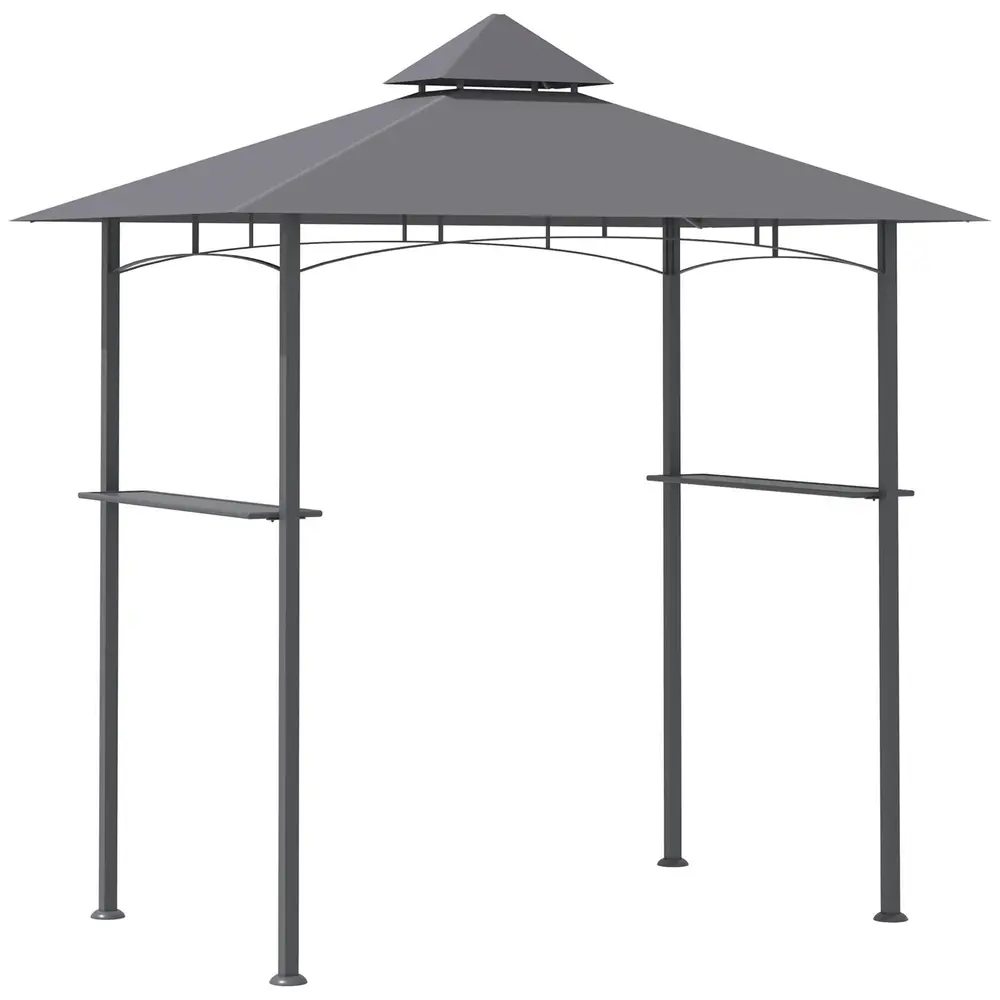 Grillpaviljong med Brandhämmande Tak 245 x 148 x 252 Cm