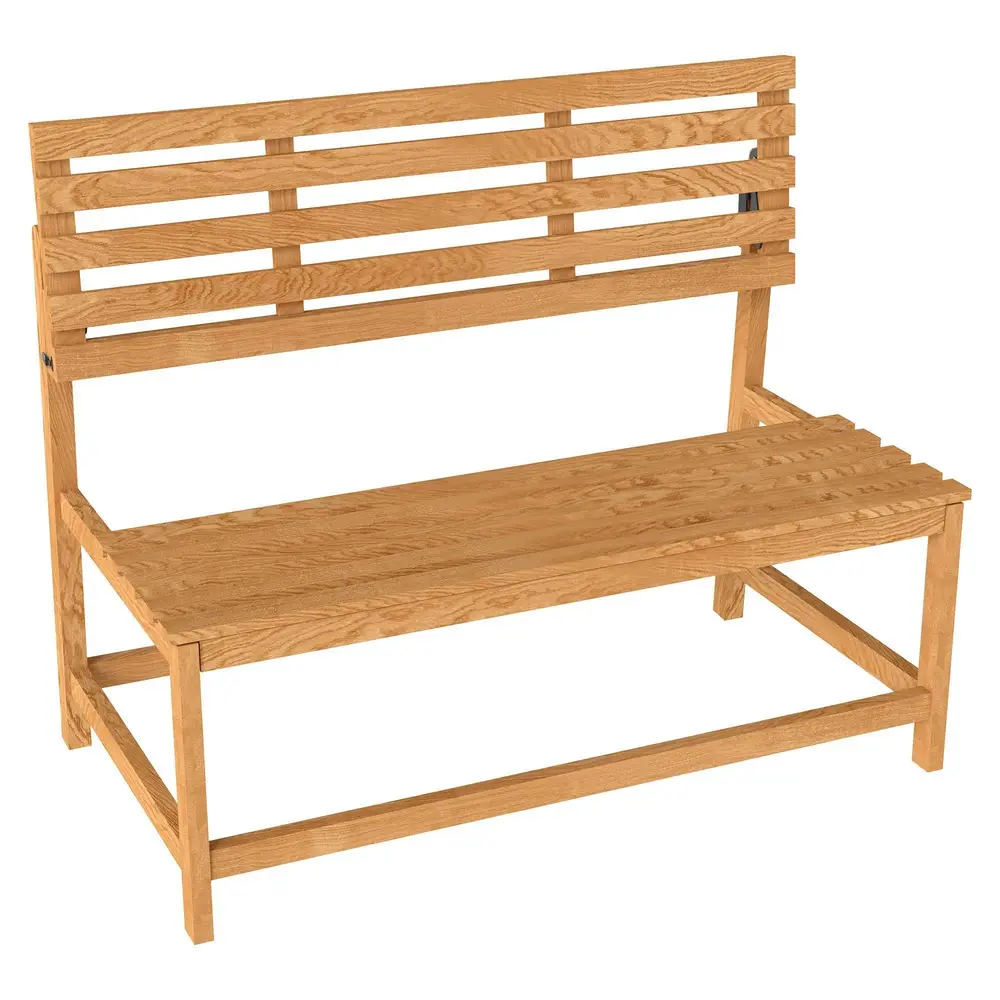 Soffa Modern i Trä 110x61x89 cm