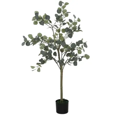 Konstgjord Växt Eukalyptus Konstträd i Kruka Grön 150 cm
