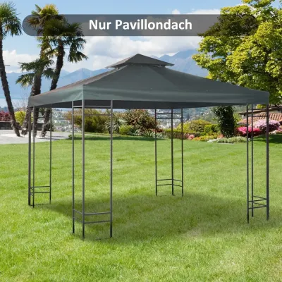 Ersättningstak till Paviljong Vattenavvisande 3 x 3 m