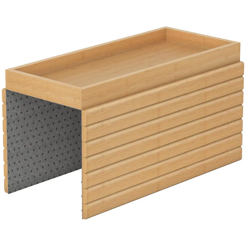 Soffbricka Armstöd Naturfärgad Bambu Bricka för Soffa