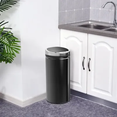 Soptunna Prisvärd Rostfritt Stål med Infraröd Sensor